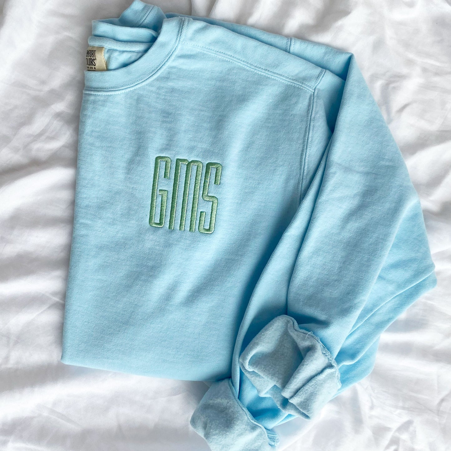 Comfort Colors Monogrammed Sweatshirt