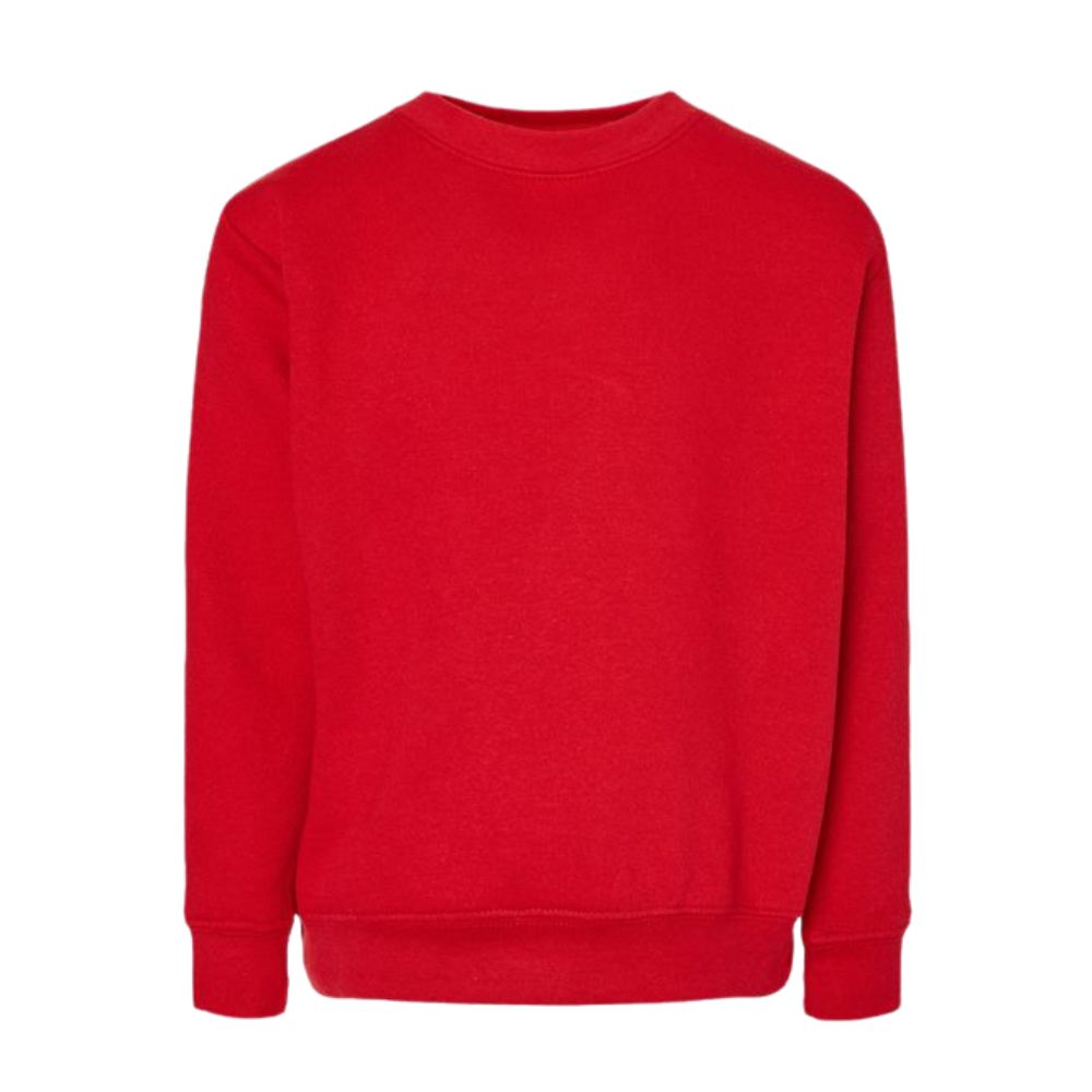 Personalized Youth Bow and Name Embroidered Crewneck Sweatshirt