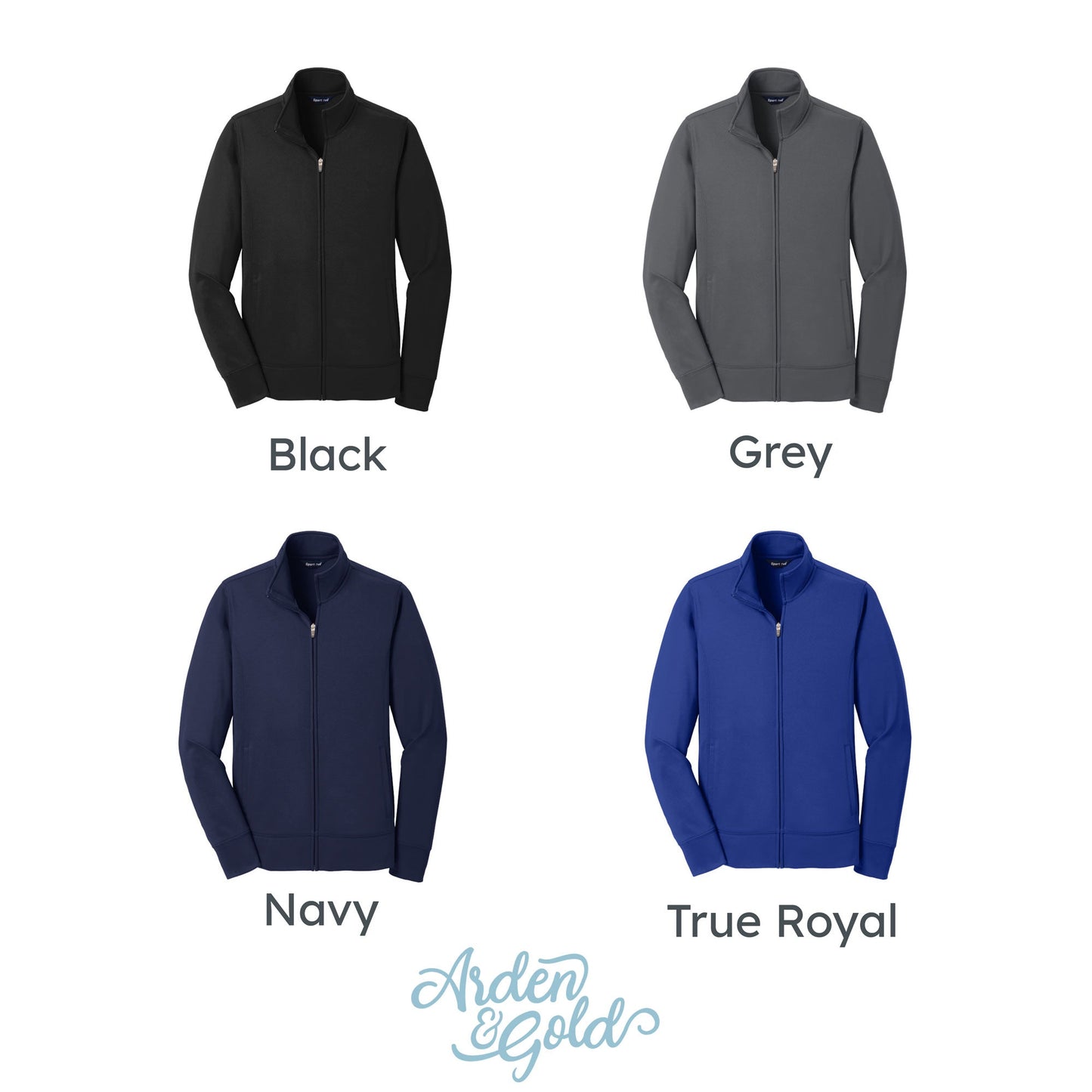 Personalized Heartbeat Medical Ladies Polyester Full Zip