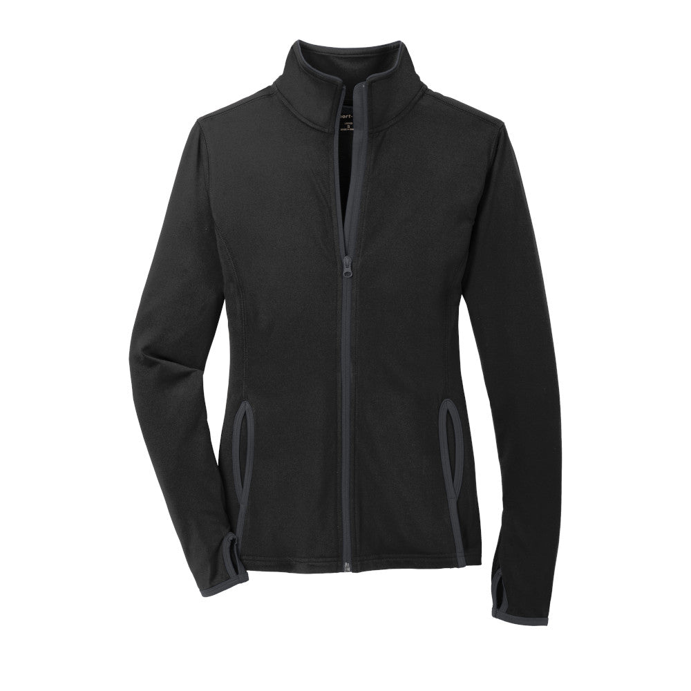 black charcoal full zip
