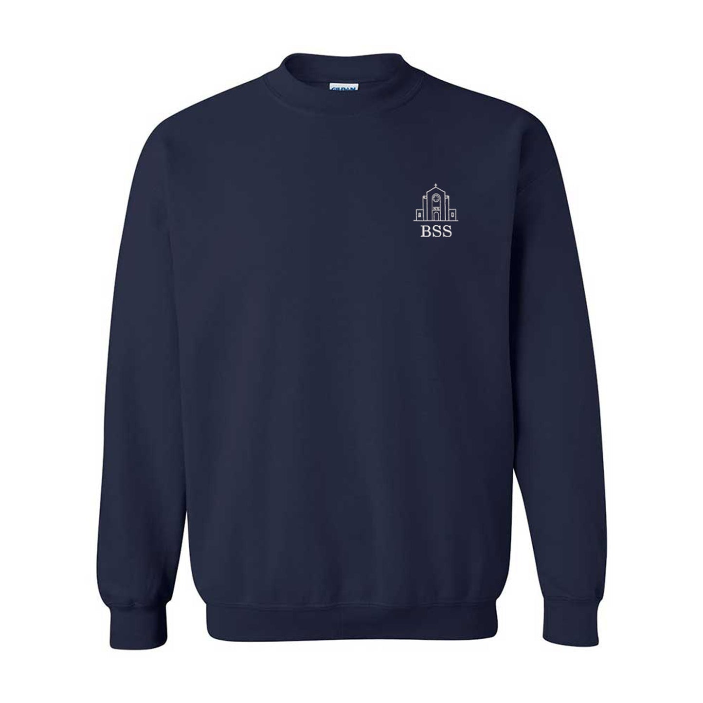 Blessed Sacrament BSS Mini Church Embroidered Crewneck Sweatshirt