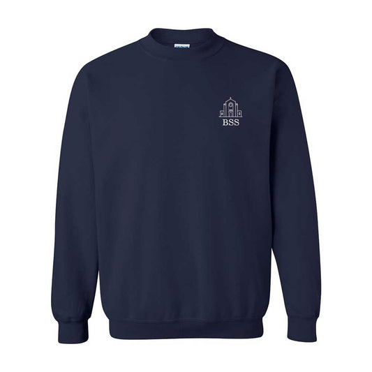 Blessed Sacrament BSS Mini Church Embroidered Crewneck Sweatshirt
