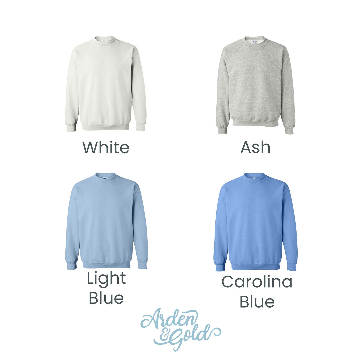 Blue-Green Embroidered MAMA Crewneck Sweatshirt