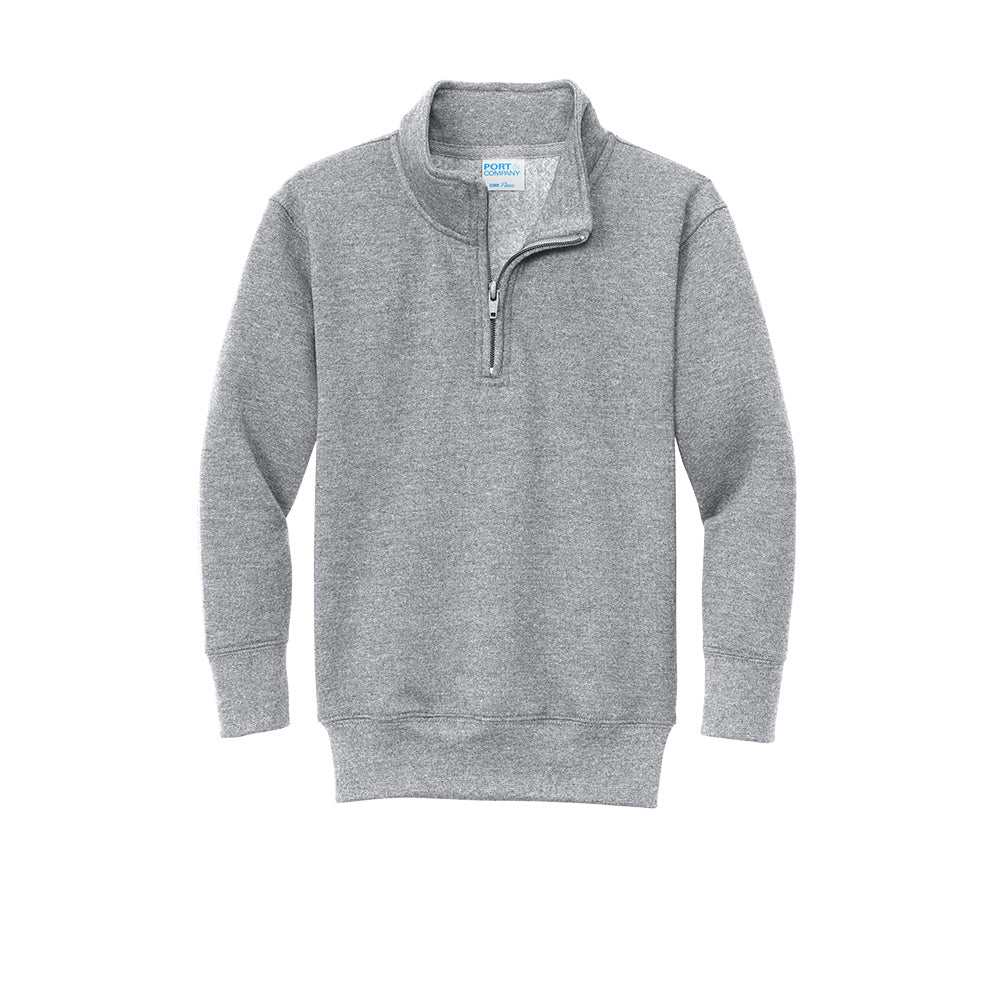 Blessed Sacrament School Crest Youth Embroidered Quarter Zip