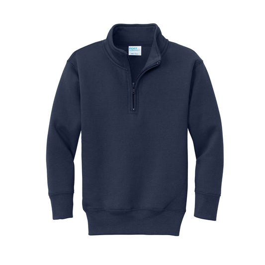 Blessed Sacrament School Crest Youth Embroidered Quarter Zip