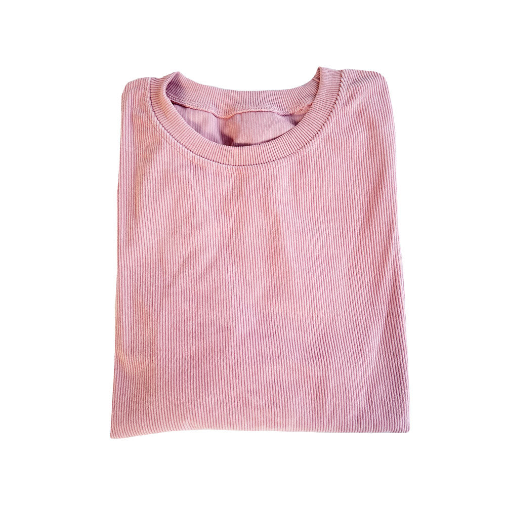 Embroidered MAMA Corduroy Crew