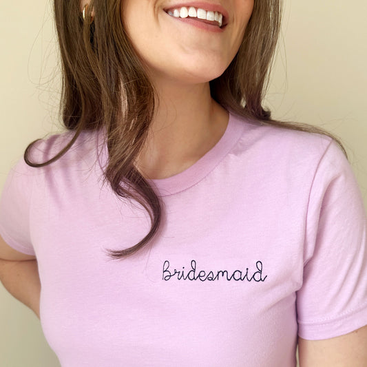 Custom Bridal Party Bella and Canvas T-Shirt