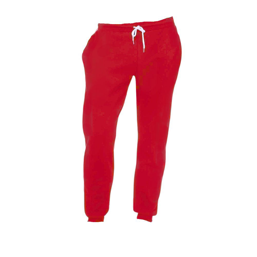 red bella and canvas joggers