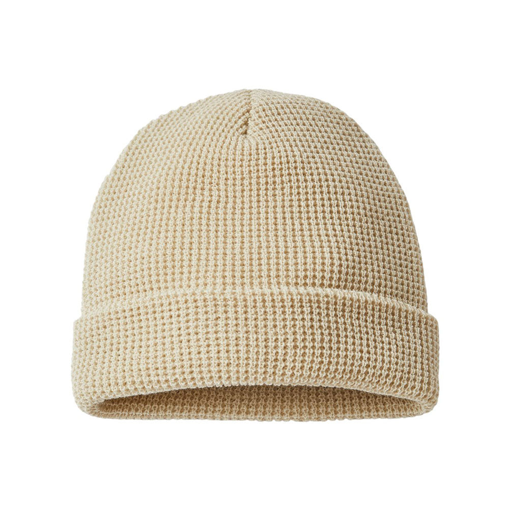 birch waffle knit beanie