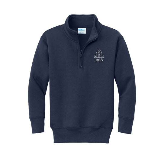 BSS Church Embroidered Youth Embroidered Quarter Zip
