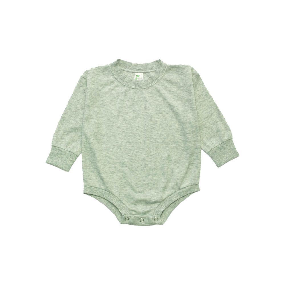 sage baby romper