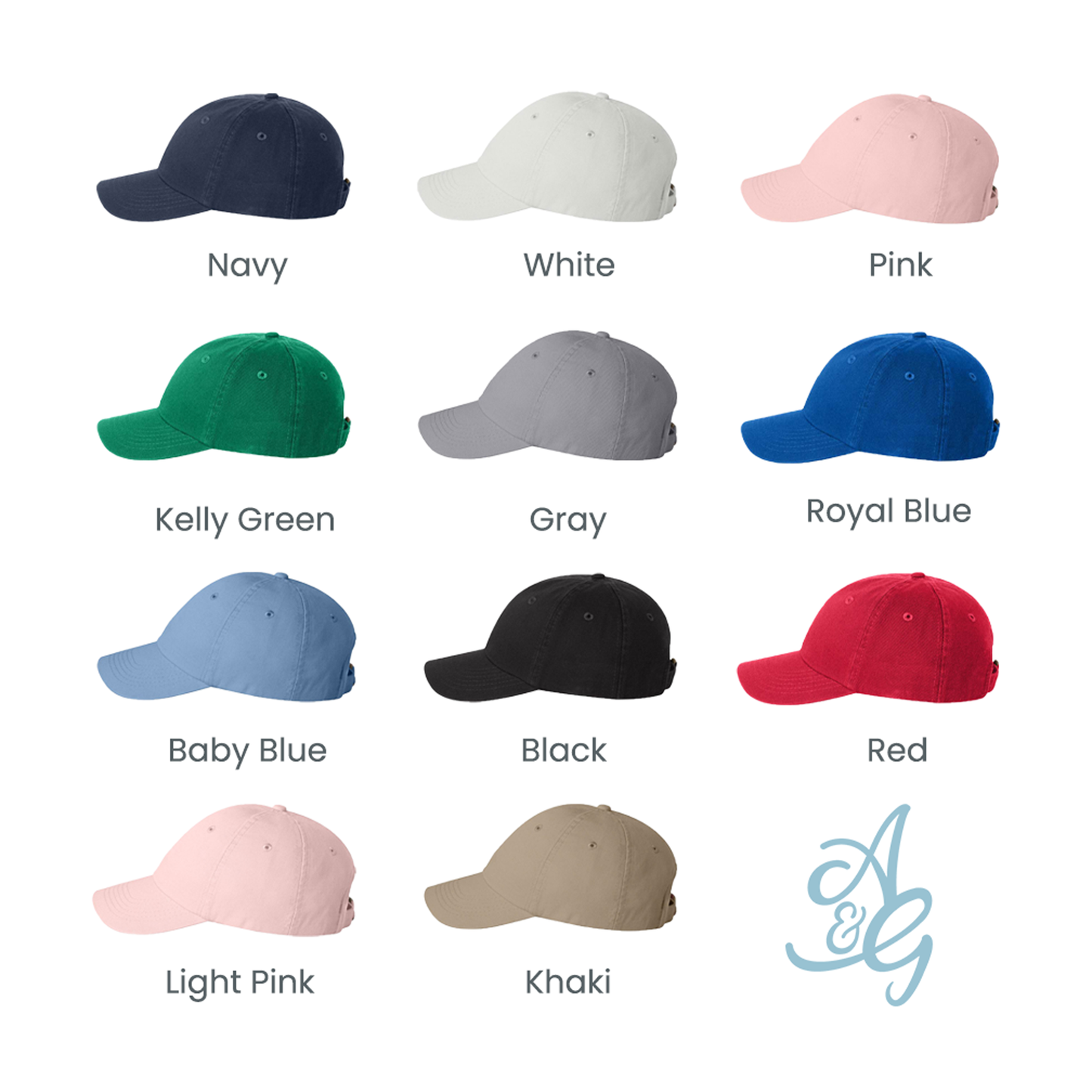 Embroidered Golf Cart Youth Baseball Hat