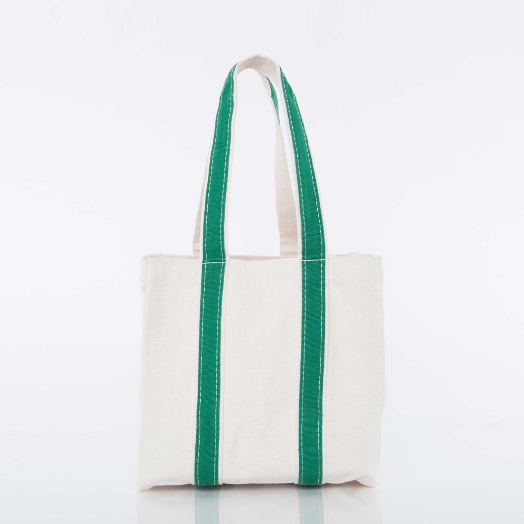 emerald wine tote