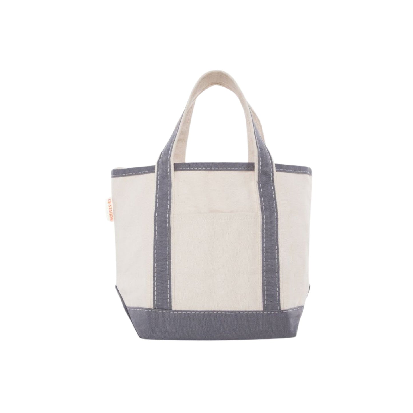 Personalized Mini Canvas Tote Bag with Bow Embroidery