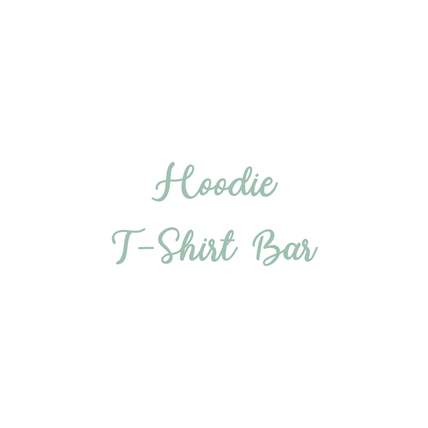 Hoodie T-Shirt Bar