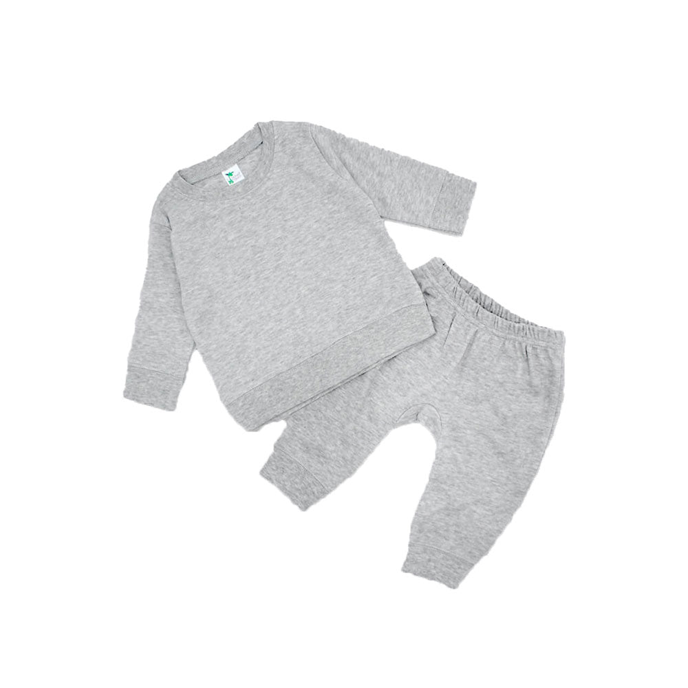 Personalized Leighton Jogger Set for Babies with Stitch Script