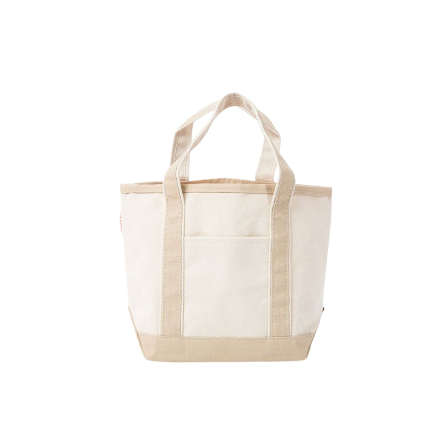 Personalized Mini Canvas Tote Bag with Bow Embroidery