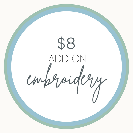 Monogram Add On