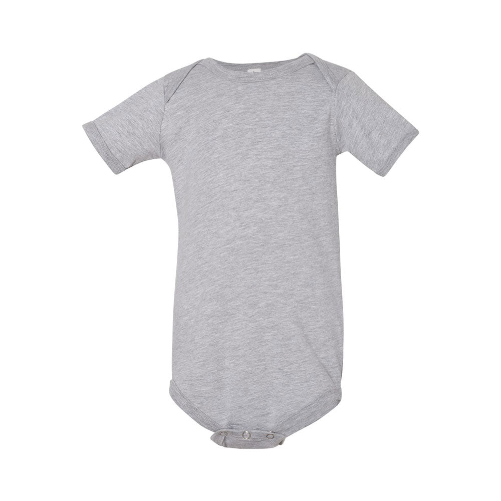 athletic heather short sleeve bodysuit