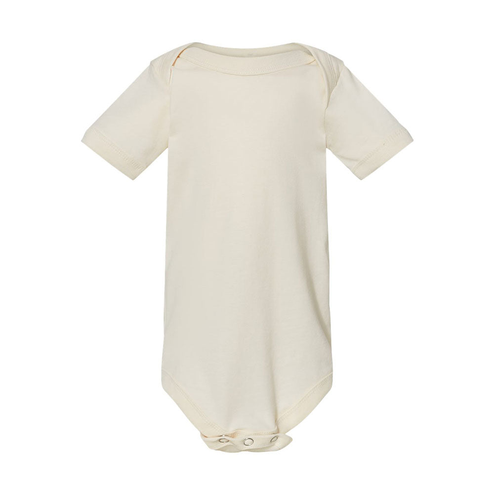 natural short sleeve bodysuit