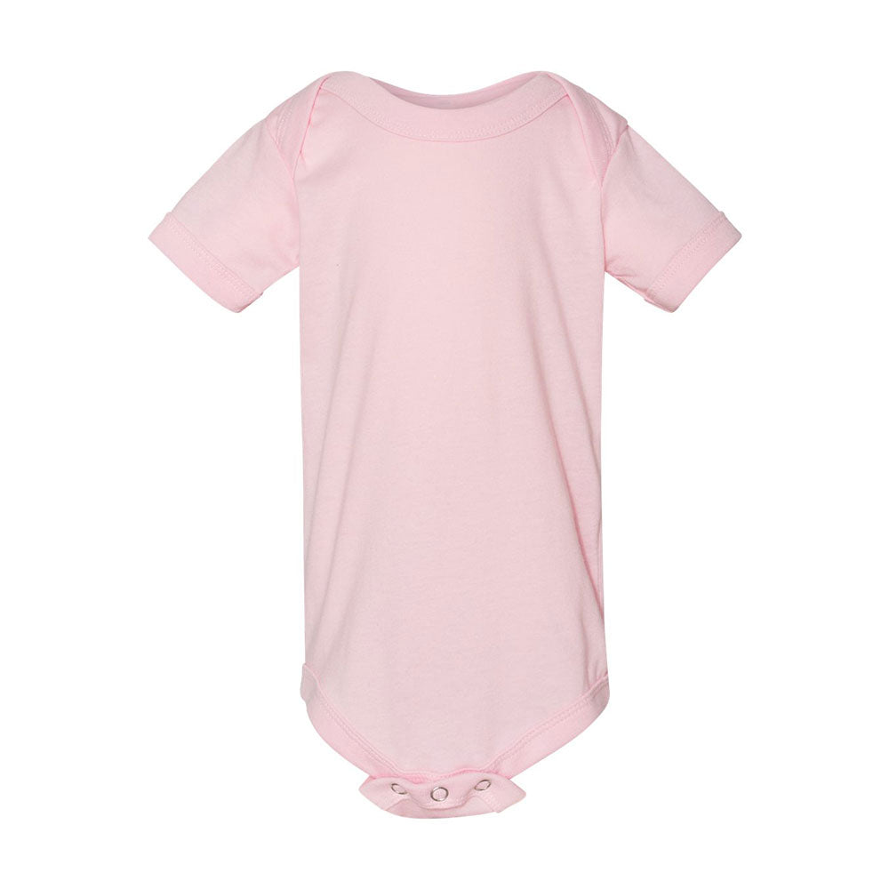 pink short sleeve bodysuit 