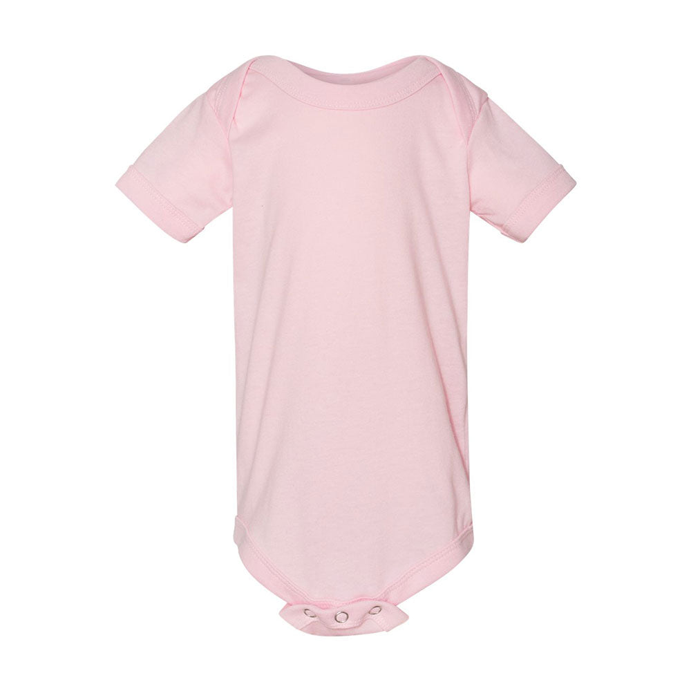 pink short sleeve bodysuit