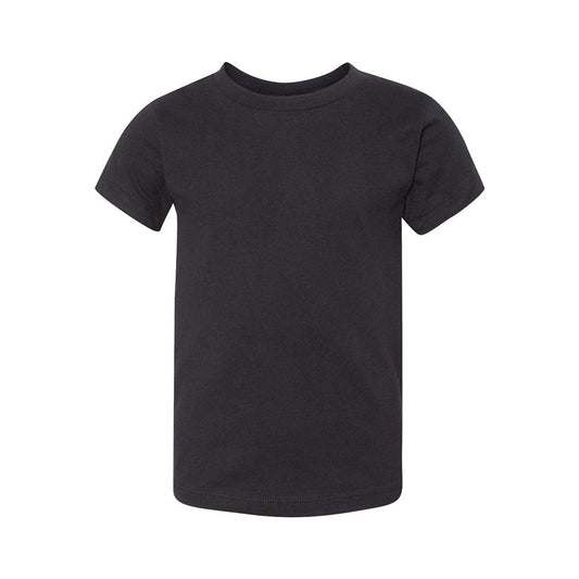 black bella and canvas toddler t-shirt