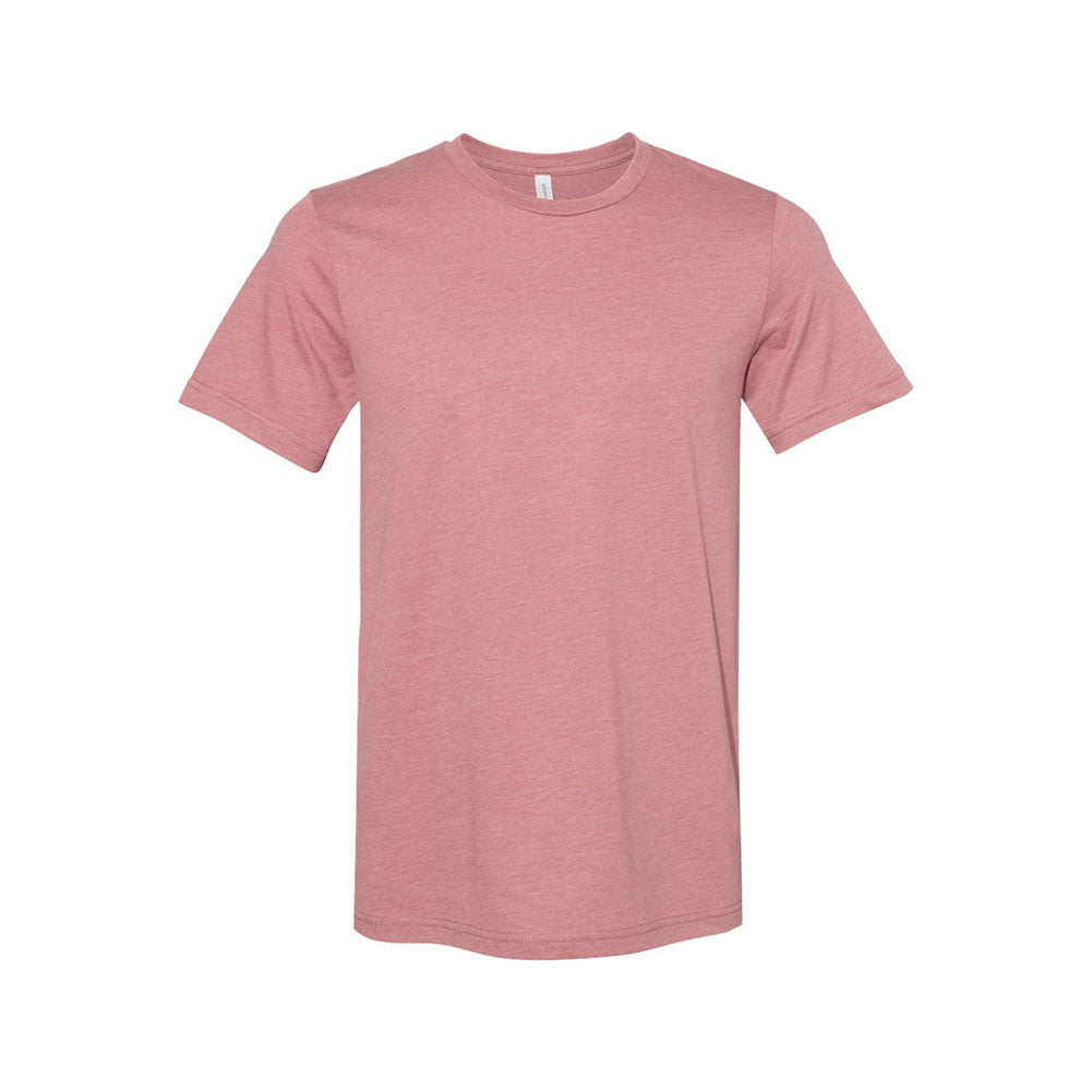 heather mauve bella and canvas youth tee