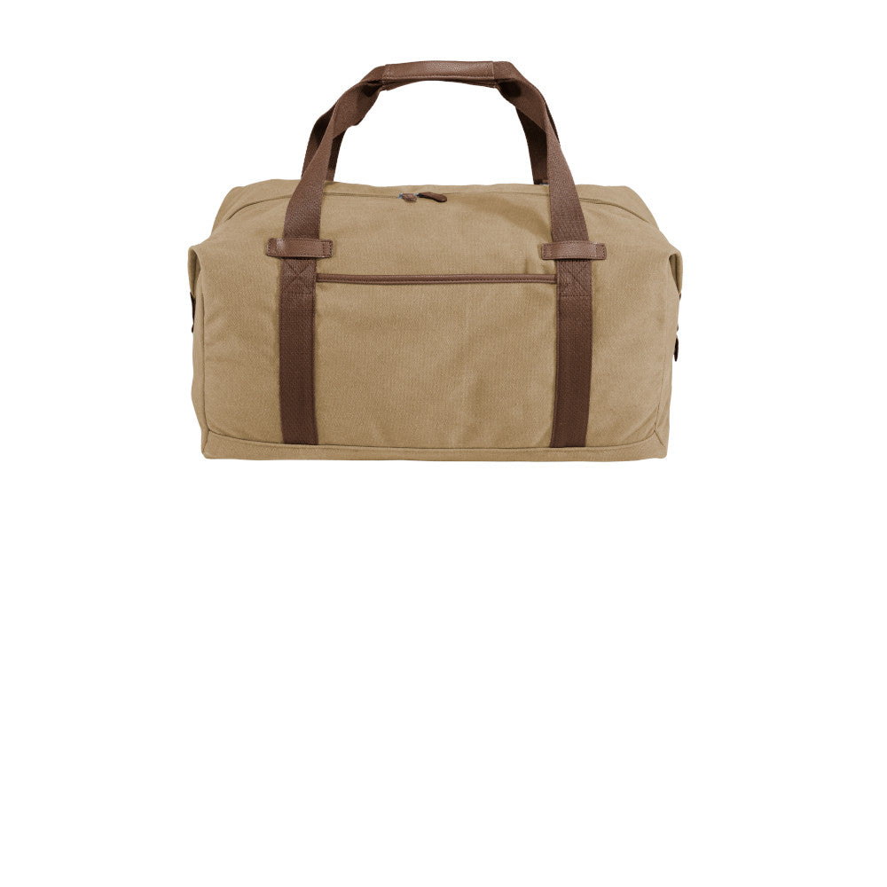 khaki duffle