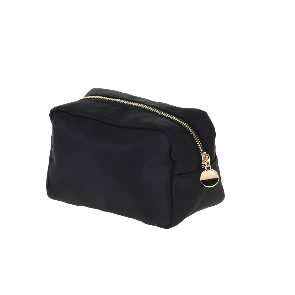 black nylon pouch