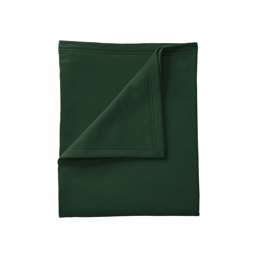 dark green stadium blanket