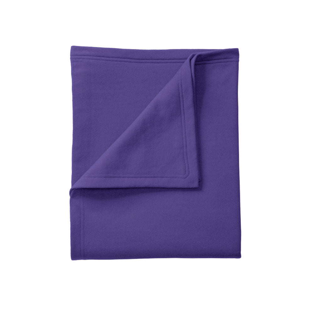 purple stadium blanket