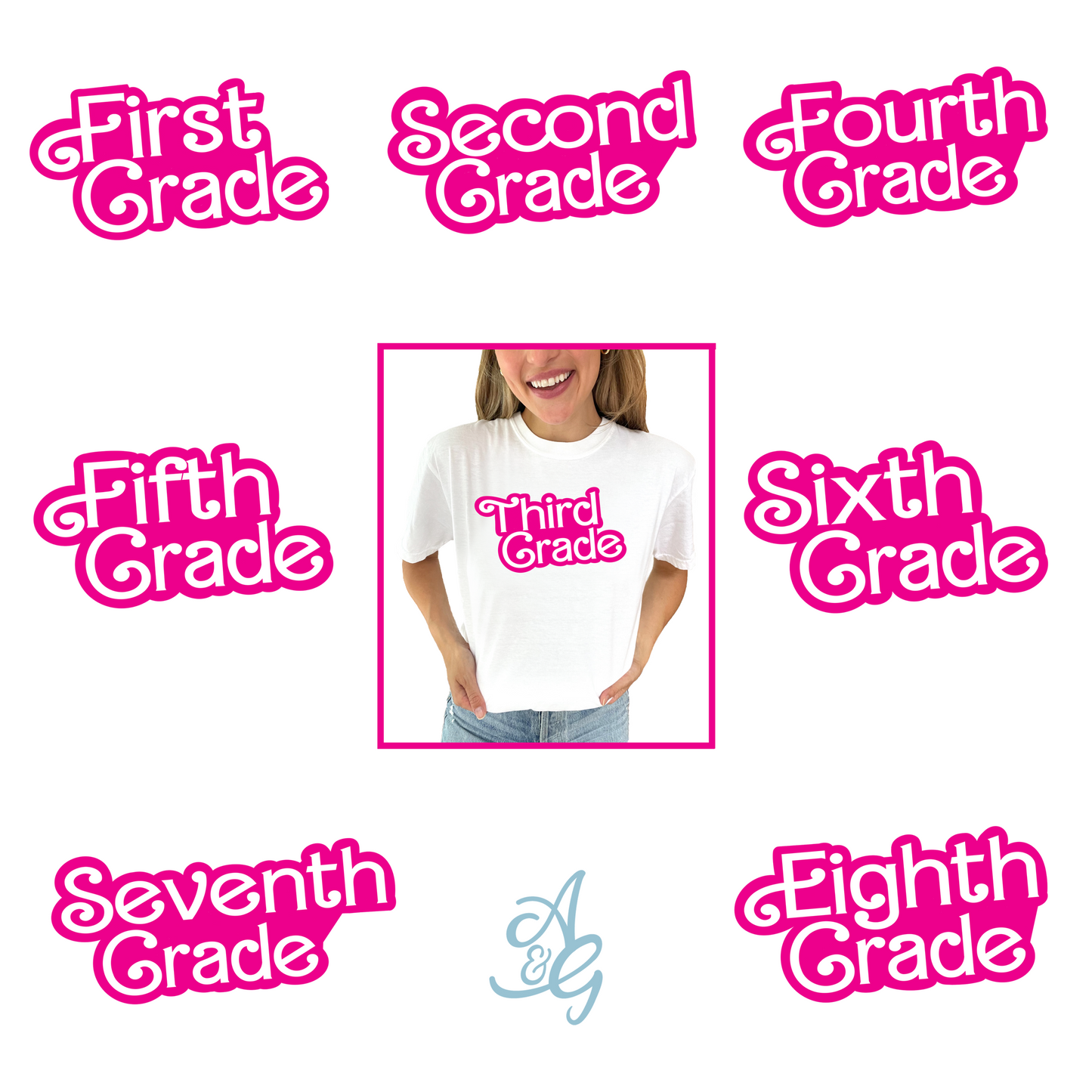 Grade Level Barbie-Inspired Bella Canvas Tee