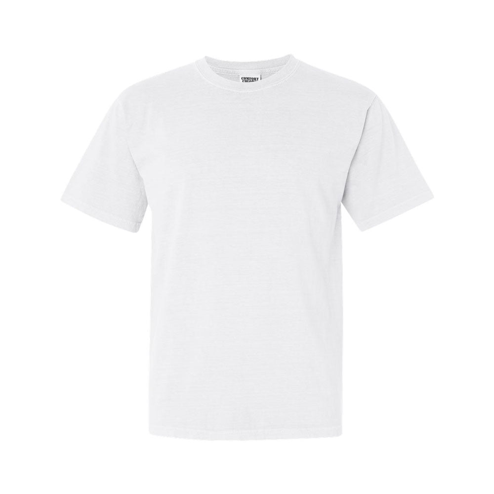 white comfort colors tee