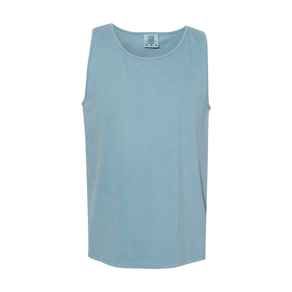 ice blue comfort colors tank top