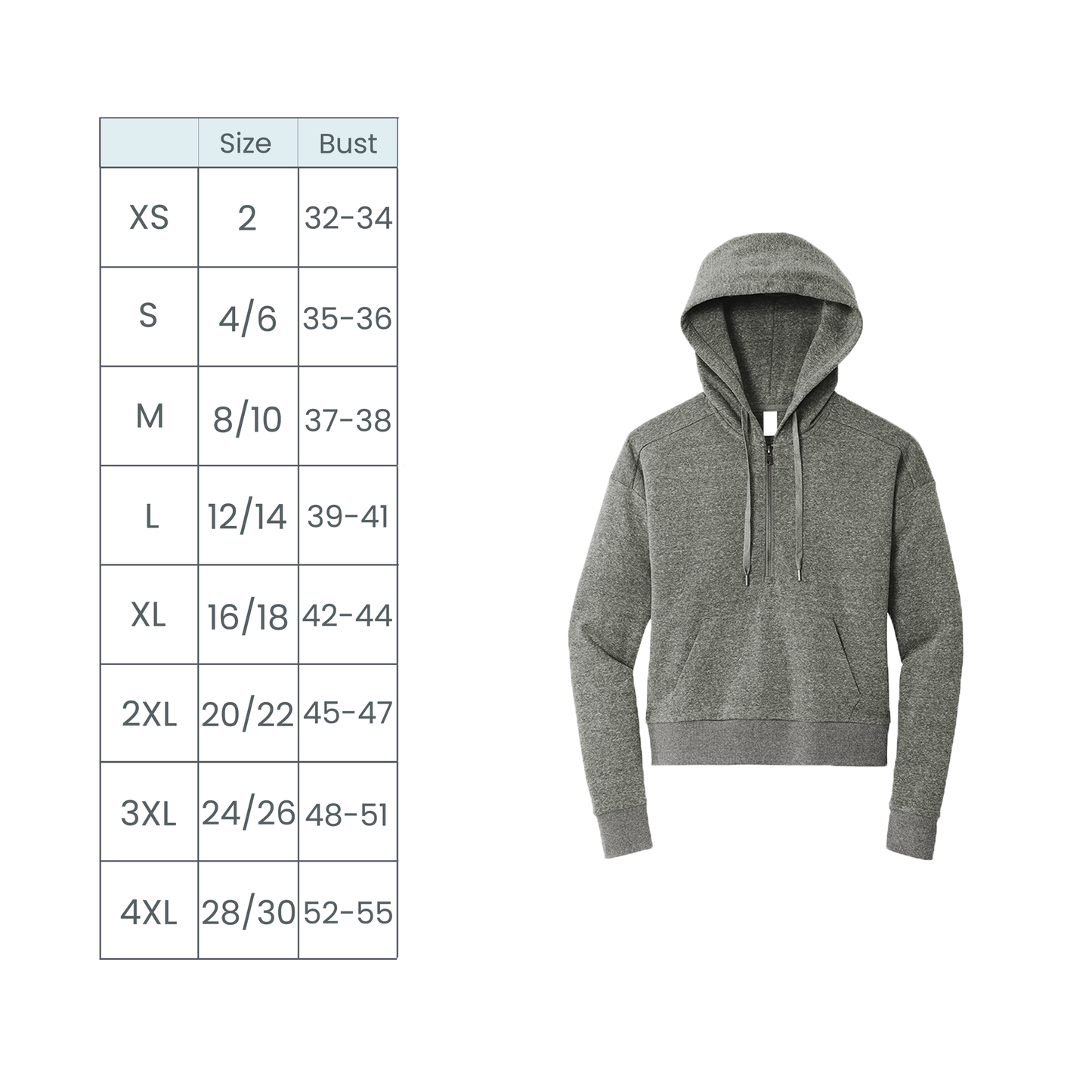 Customizable Ladies Tri-Fleece Hooded Pullover for Teachers with Rainbow Design