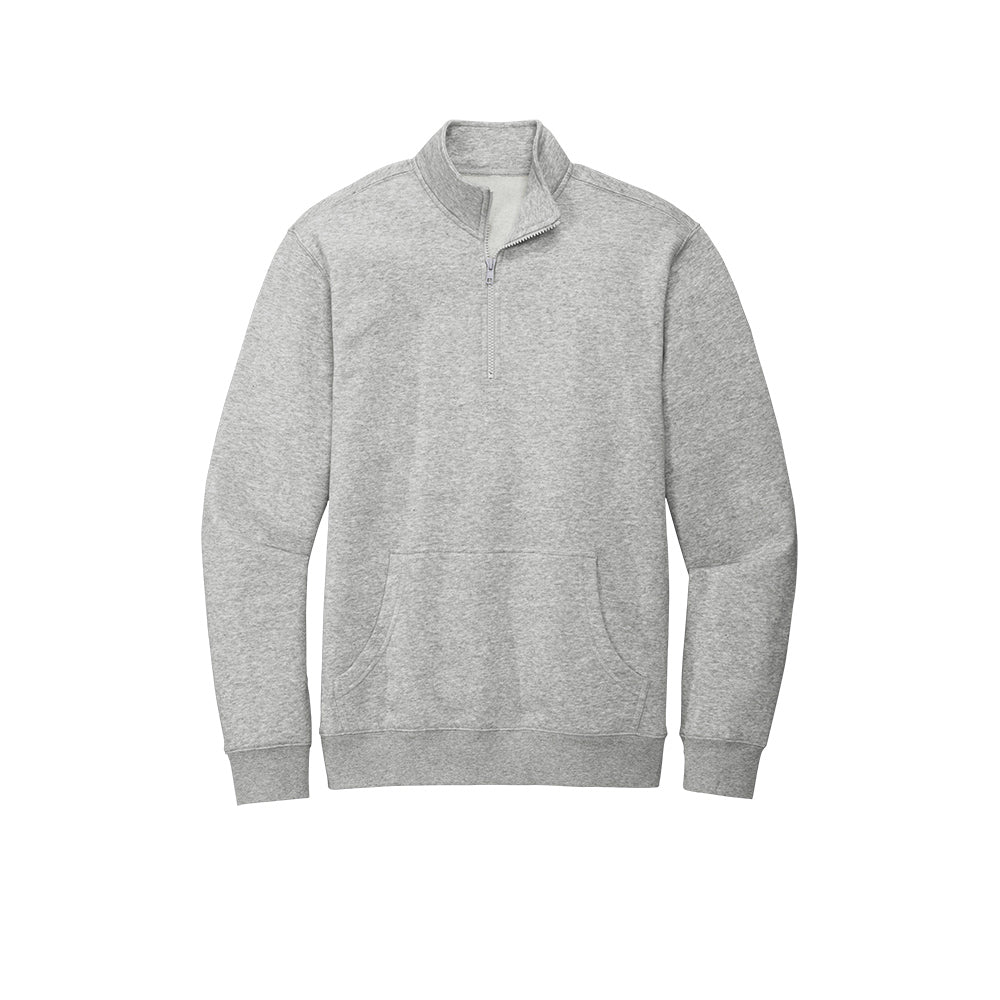 light heather gray quarter zip