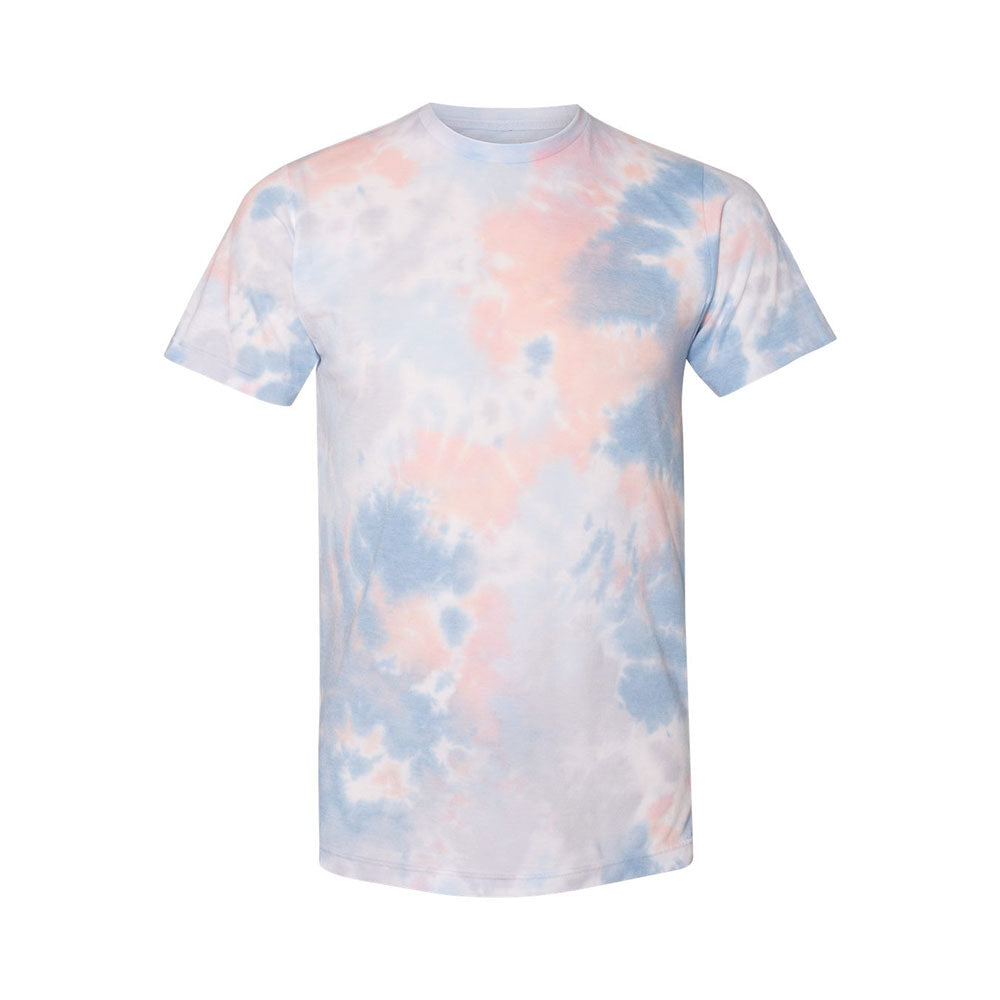 coral dream tie dye tee