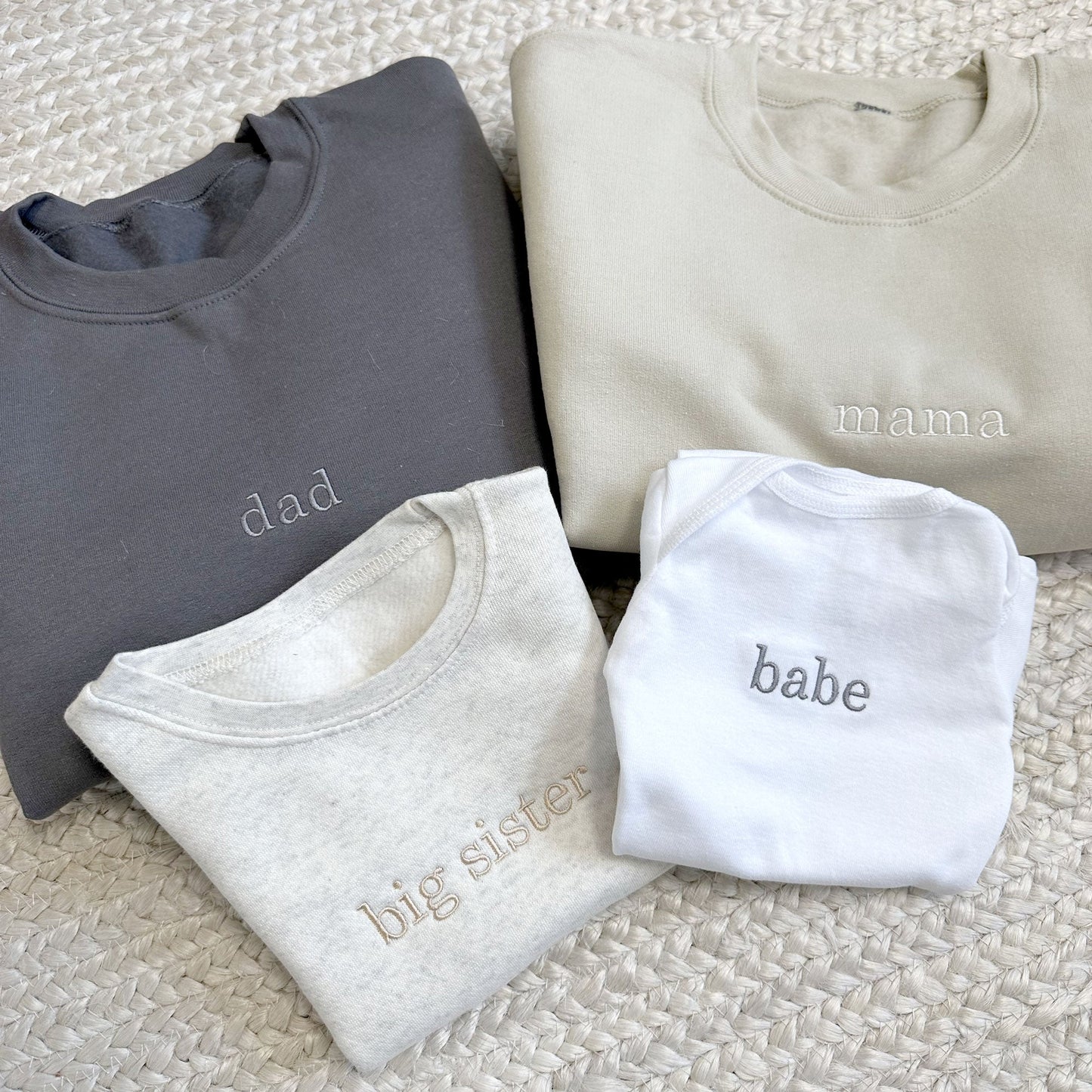 Minimal Dad Embroidered Gemma Crewneck Sweatshirt