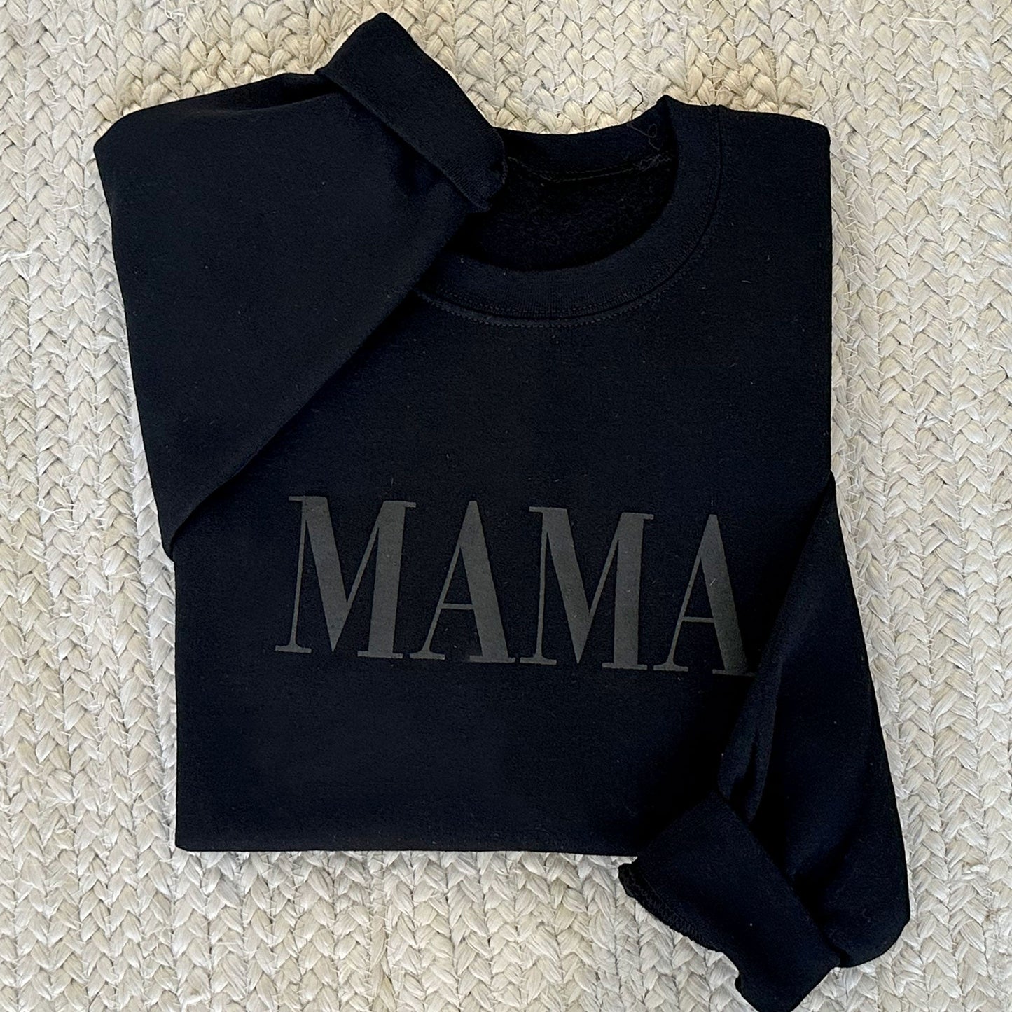 MAMA Puff Letter Sweatshirt