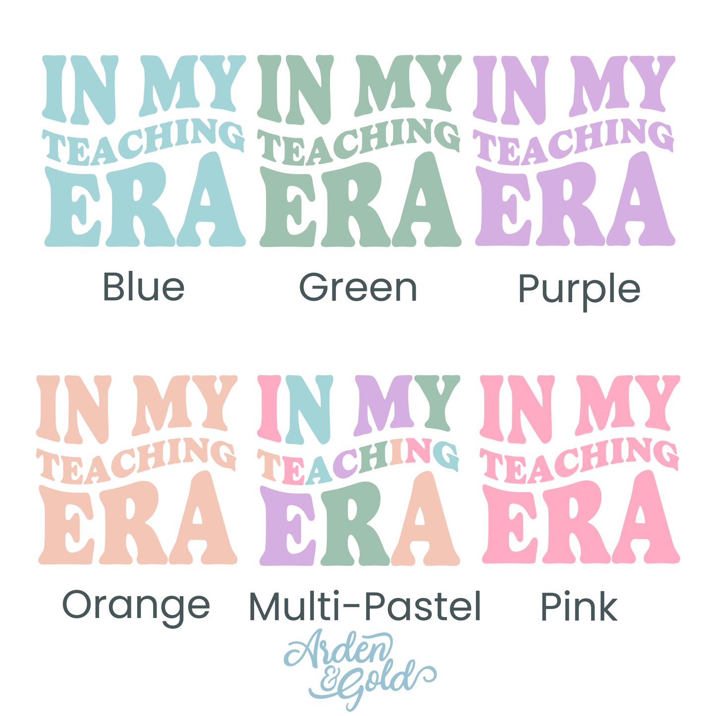 In My Teaching Era Comfort Colors T-Shirt