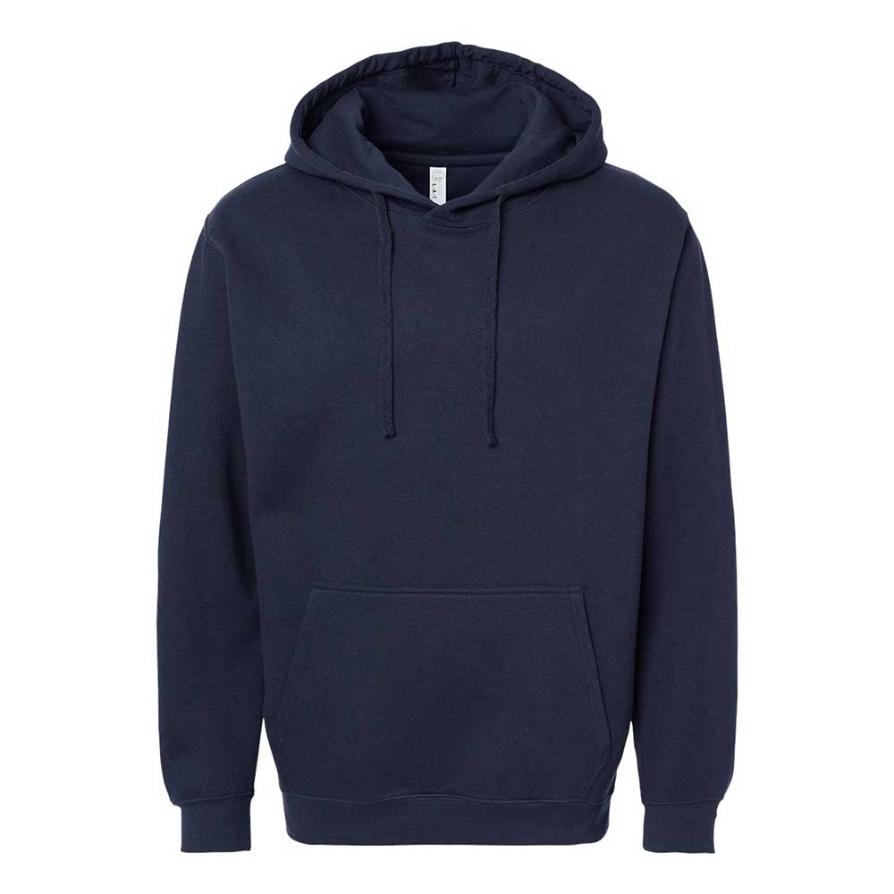 navy hooded sweatshirt