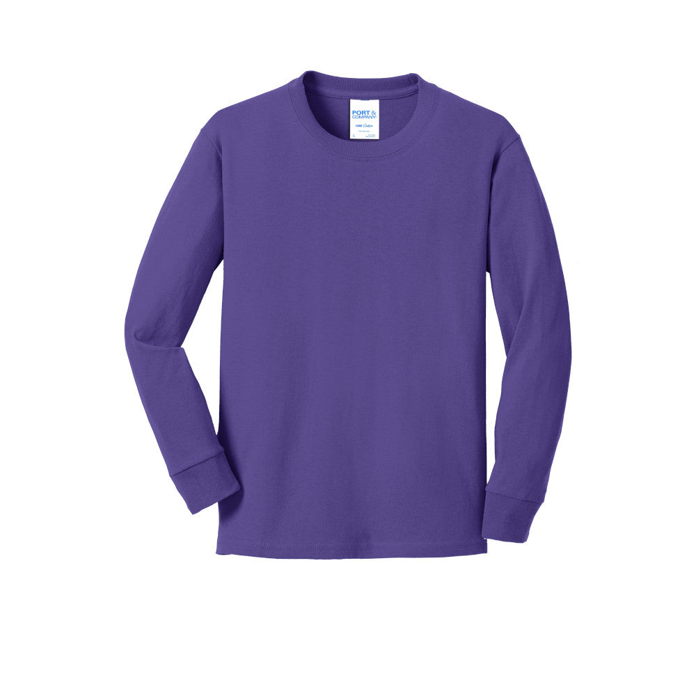 purple long sleeved top