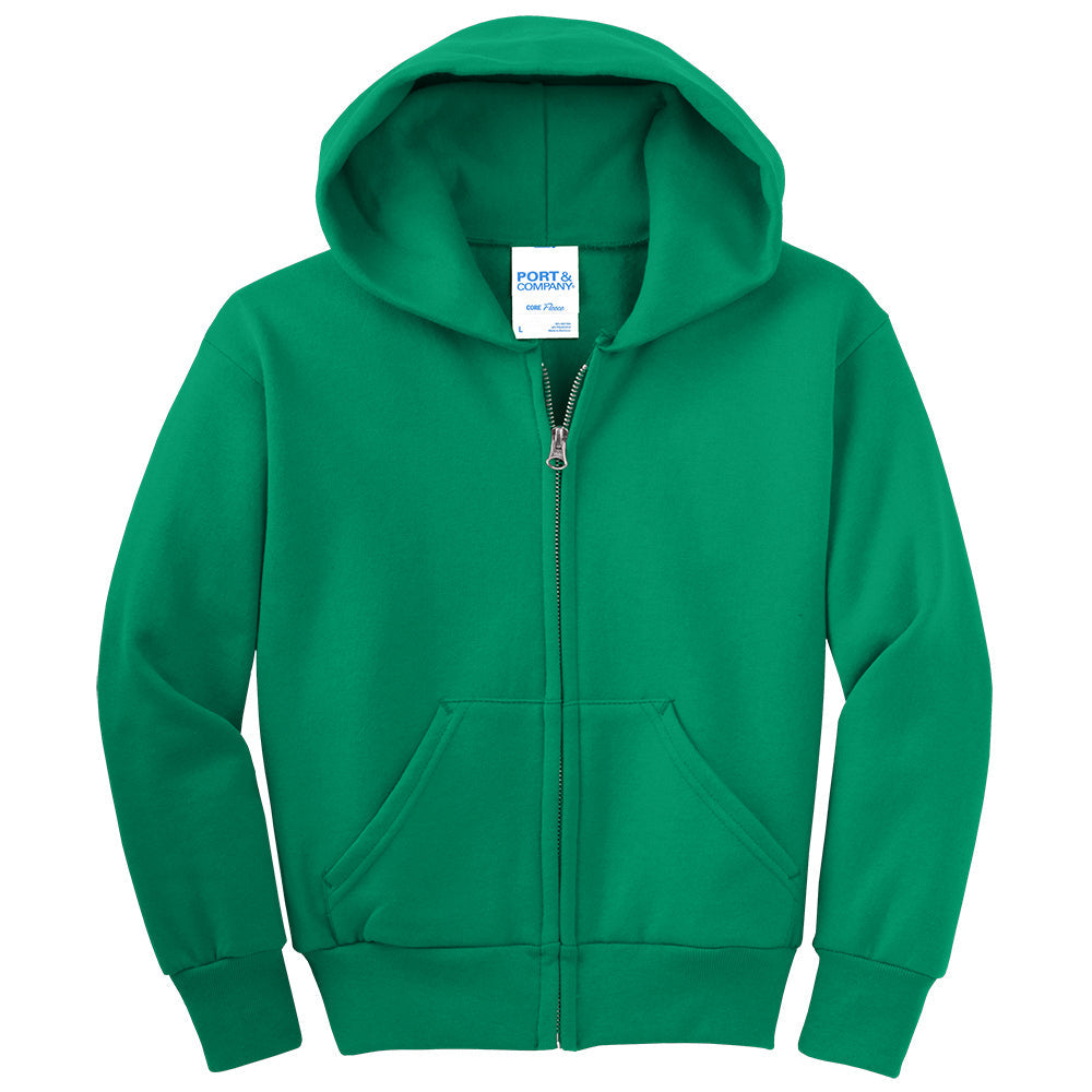 kelly green full zip sweatshirt jacket