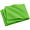 lime midweight beach towel