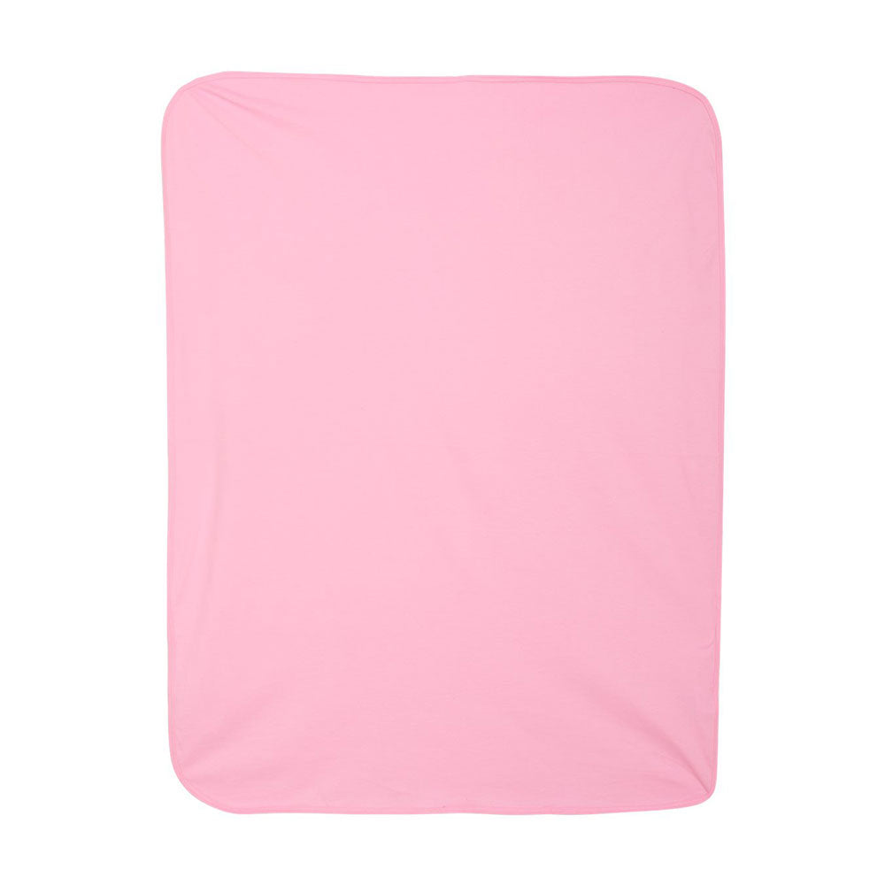 pink baby blanket