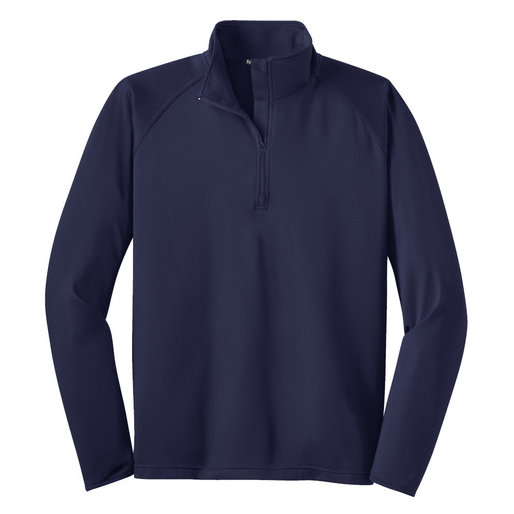 navy athletic quarter zip