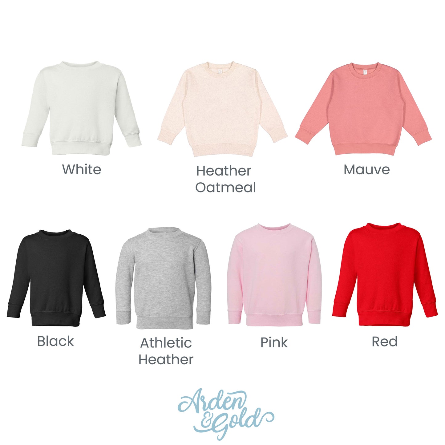 Positive Affirmation Toddler Crewneck Sweatshirt