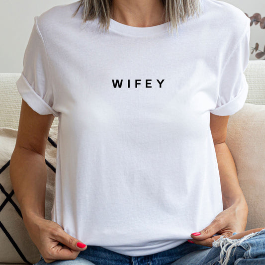 Minimal WIFEY Bella & Canvas T-Shirt
