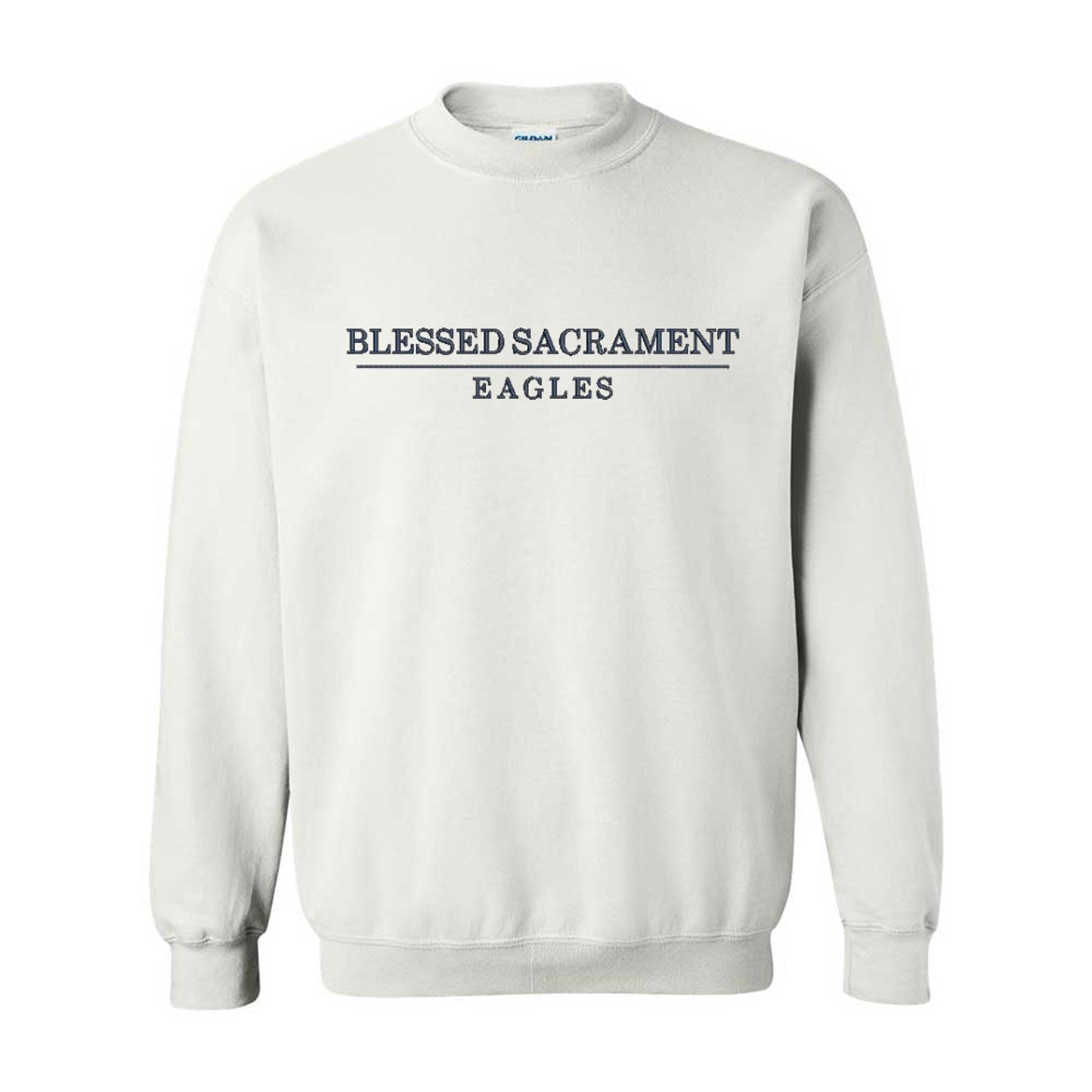 Blessed Sacrament Eagles Embroidered Crewneck Sweatshirt